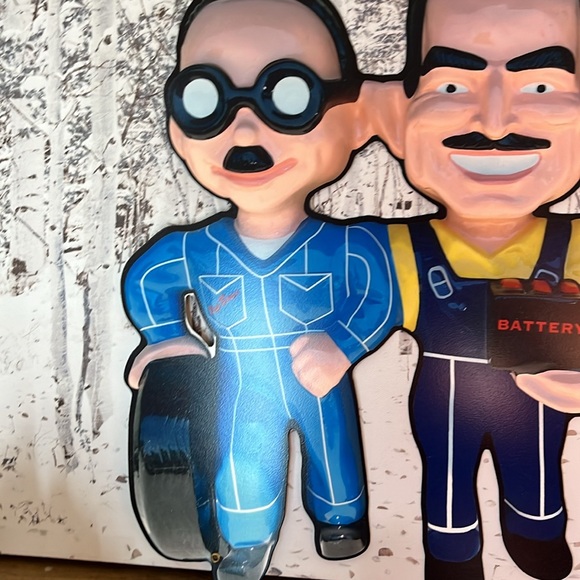 The Pep Boys, Manny Moe and Jack, Plasma Cut Metal Sign - Picture 3 of 6